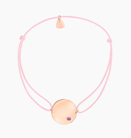 
                                                                                    Bracelet Colette Octobre Rose en or rose et saphir rose | MAISON LEPAGE
                                                                            