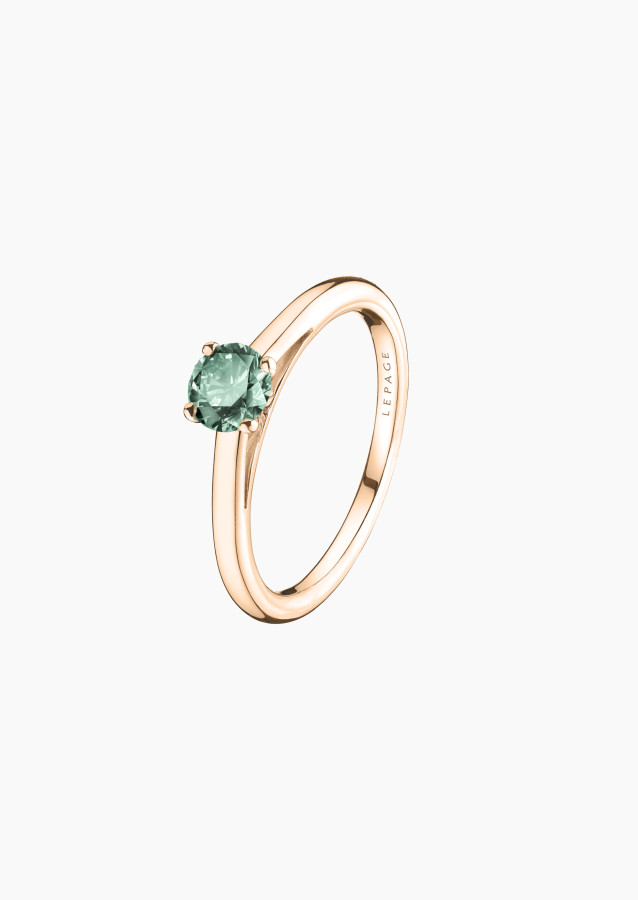 
                                                                                    Promesse solitaire ring - Green sapphire
                                                                            