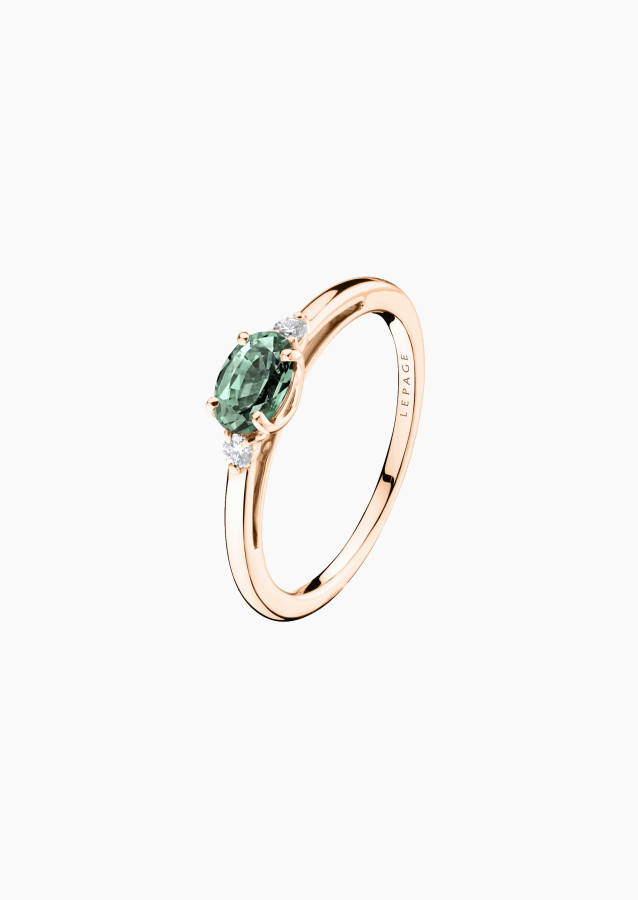 
                                                                                    Juliette ring - Green sapphire and diamonds
                                                                            