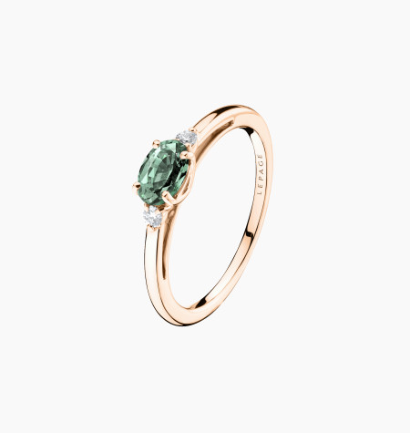 
                                                                                    Juliette ring - Green sapphire and diamonds
                                                                            