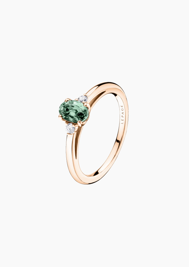 
                                                                                    Roméo ring - Green sapphire and diamonds
                                                                            