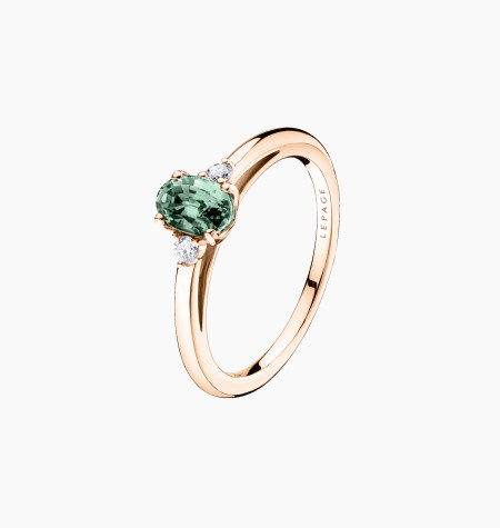 
                                                                                    Roméo ring - Green sapphire and diamonds
                                                                            