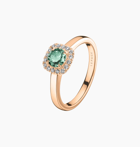 
                                                                                    Jolie-Rose solitaire ring - Green sapphire
                                                                            