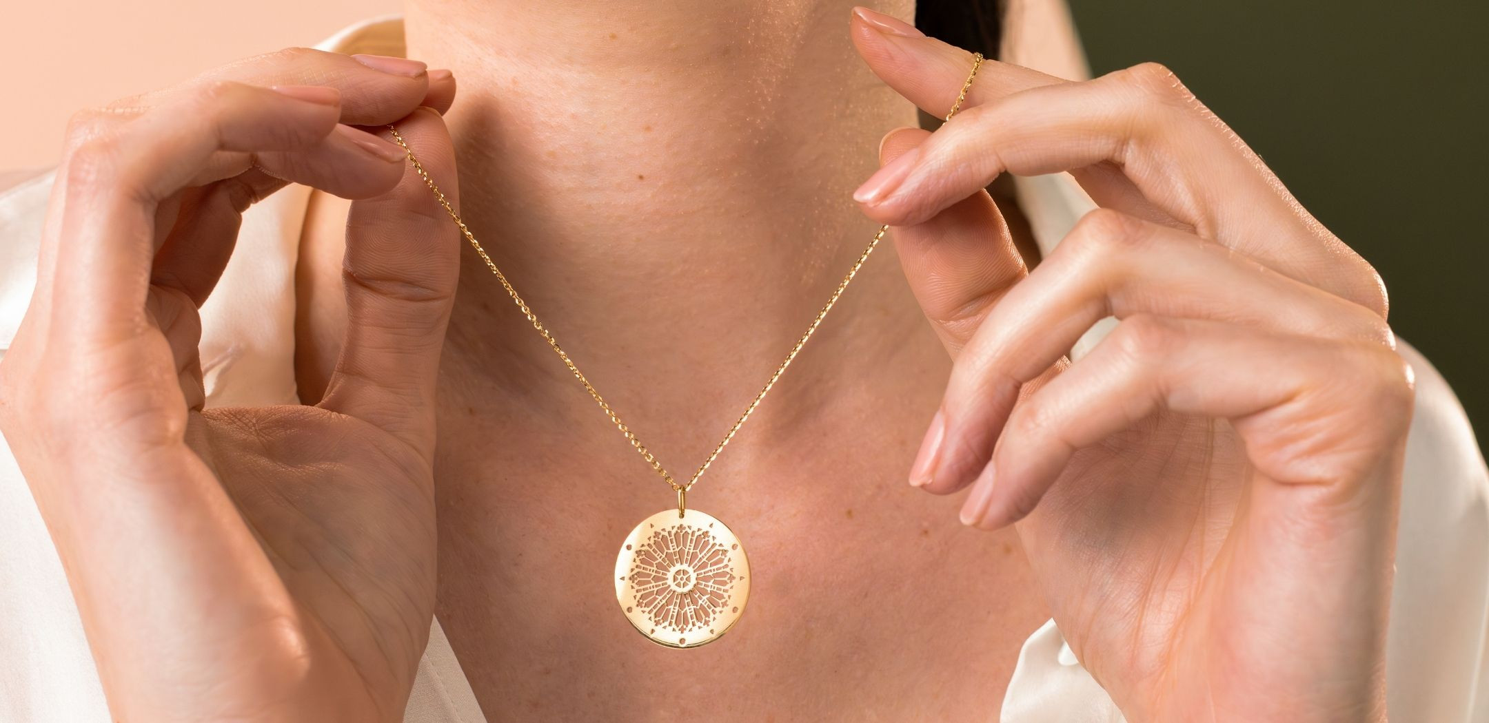 medaille 100 ans colette or jaune