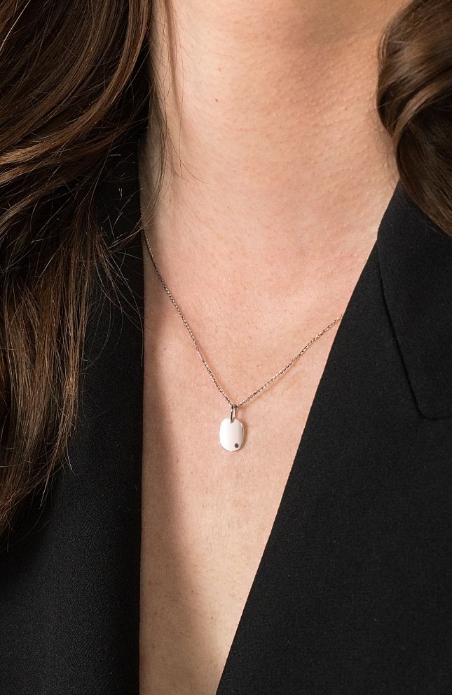 diamant noir et or blanc
