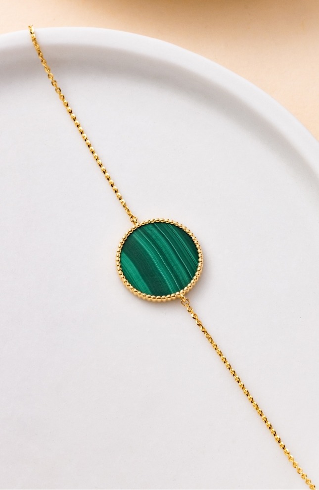médailles chromatiques malachite