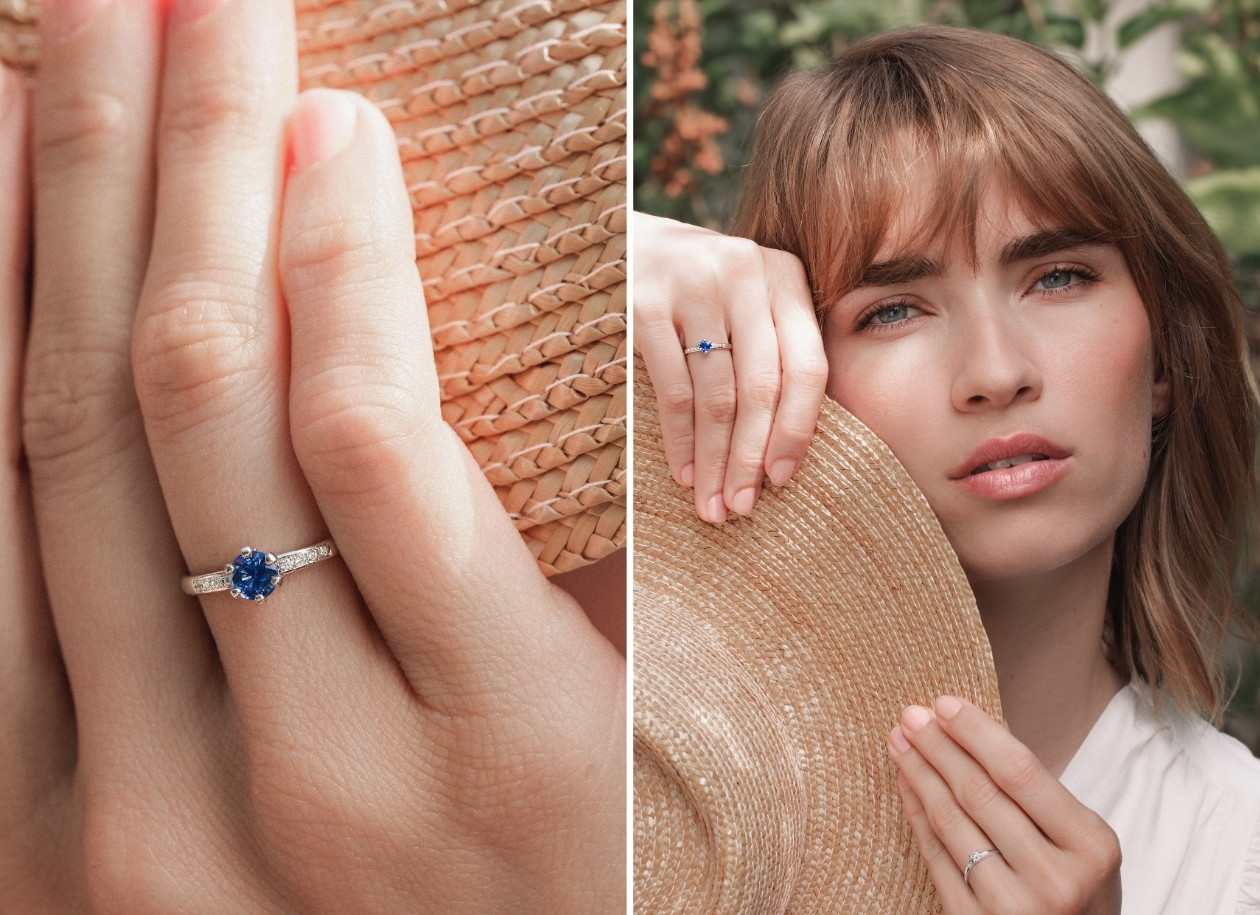 bague saphir
