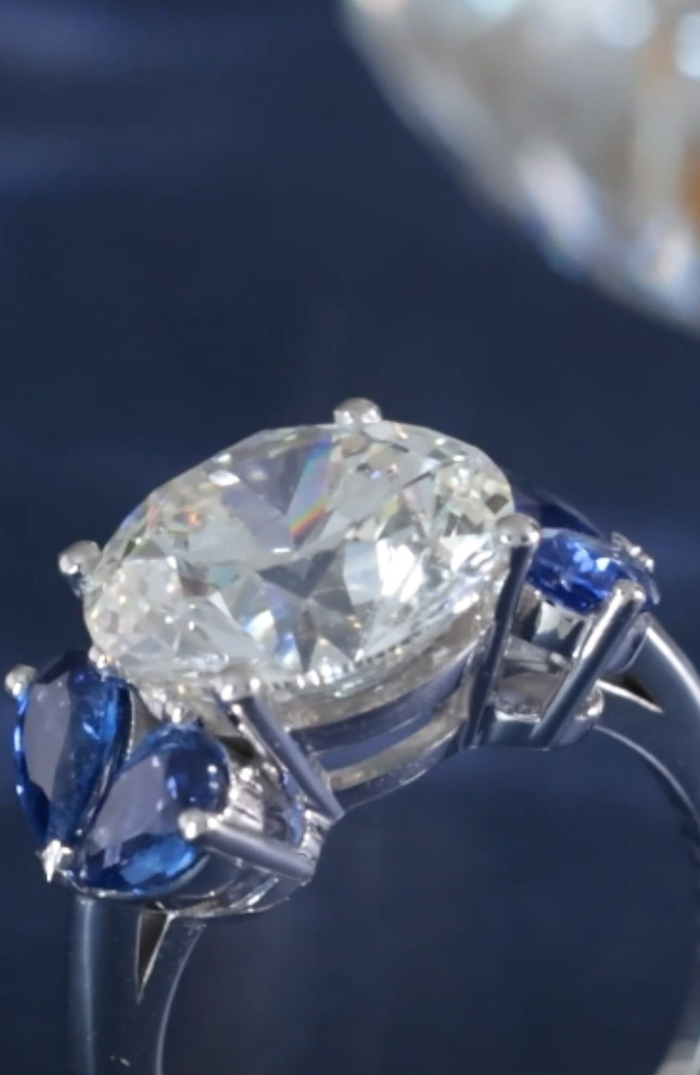 bague diamant 5,62 carats