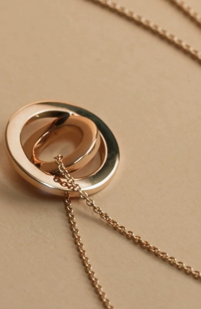 collier alba grand modèle or jaune