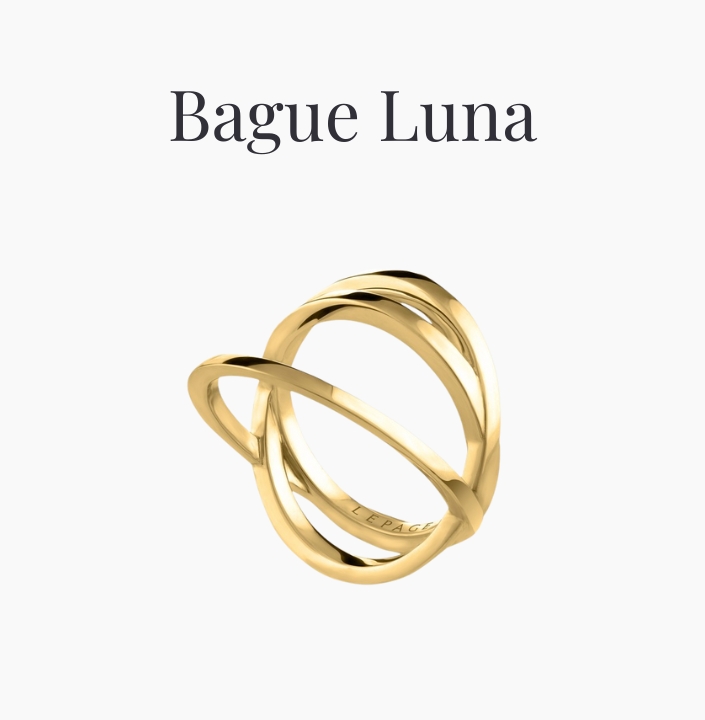 bague alba luna en or jaune