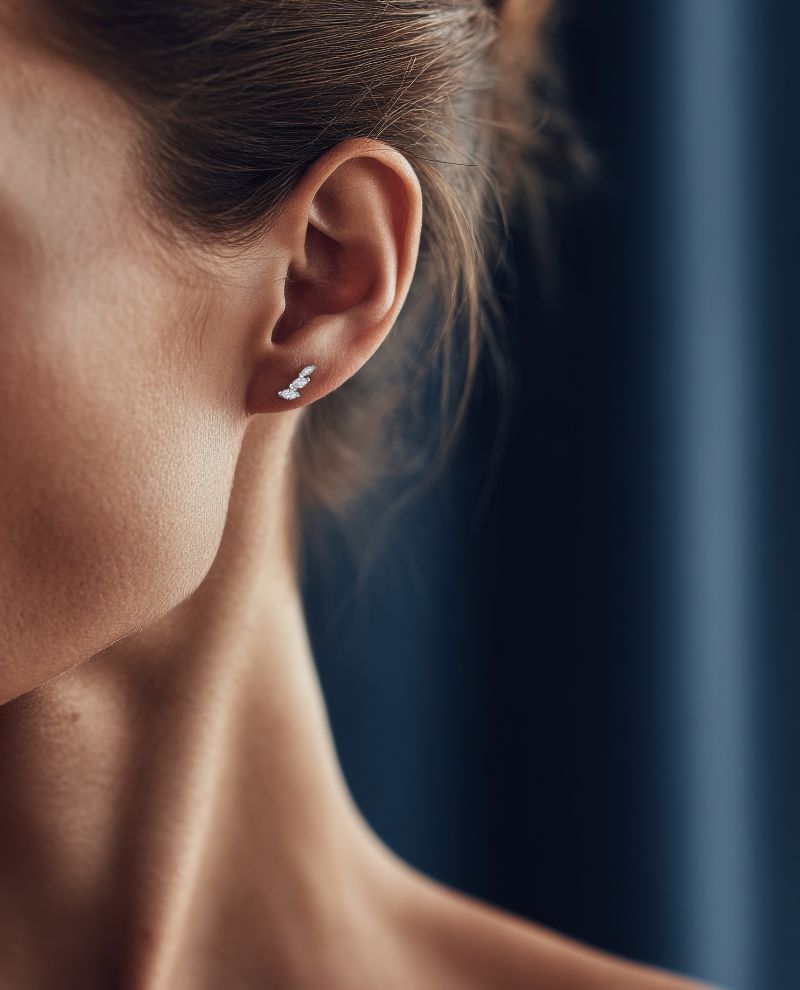 boucles d'oreilles diamants
