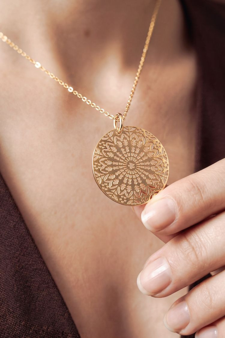 médaille Colette or jaune
