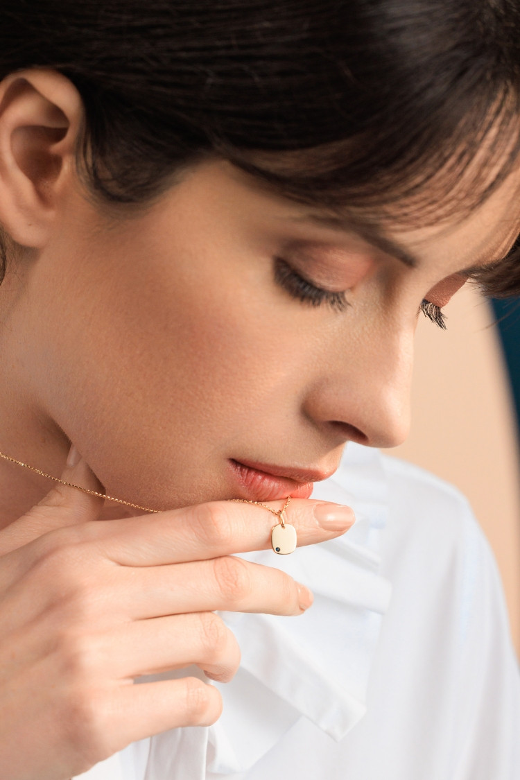 colette coussin or jaune saphir bleu