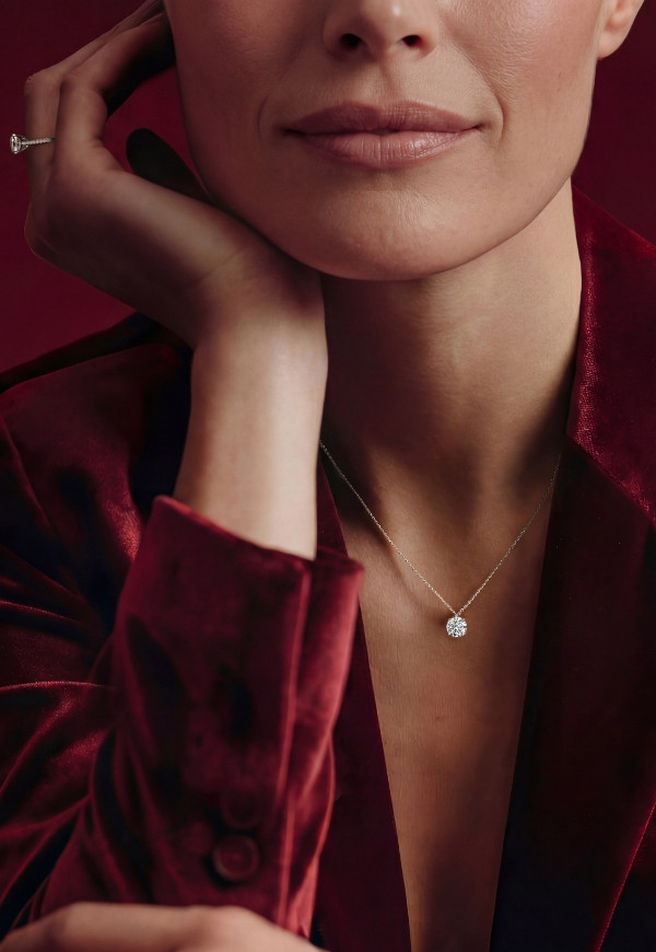 Collier Chéri en or blanc et diamant